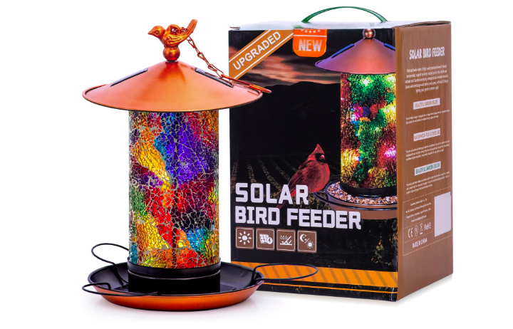 Unique Bird Feeders - A Solar Bird Feeder on Amazon