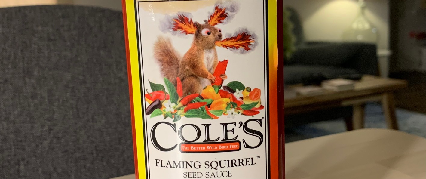 Cole's Flaming Squirrel Bird Seed Sauce