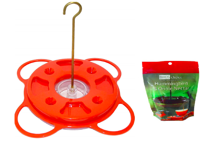 Naturesroom Oriole Feeder for Outdoors, Orange Jelly Feeder Kit