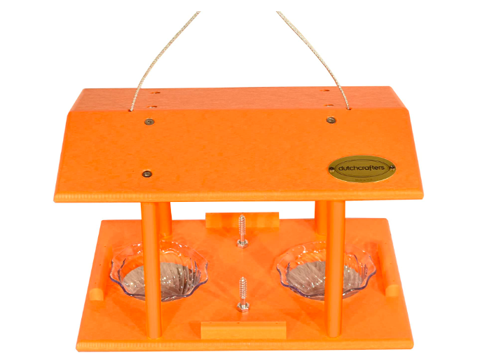 DutchCrafters Plastic Poly Double Oriole Bird Feeder
