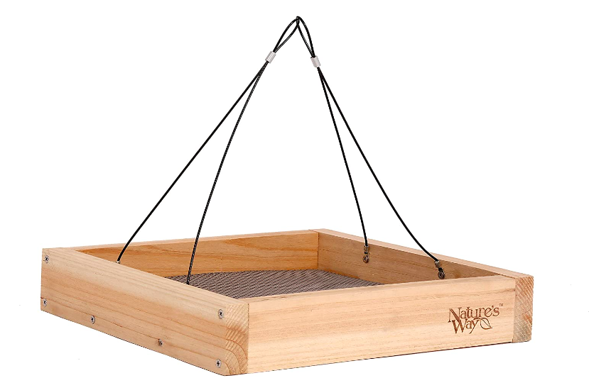 Nature's Way Bird Products Cedar Platform Tray Bird Feeder