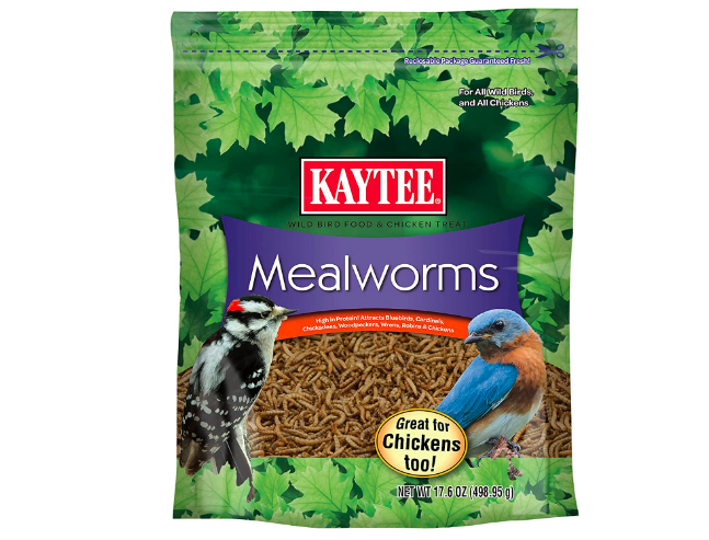 Kaytee Mealworms for bird feeding